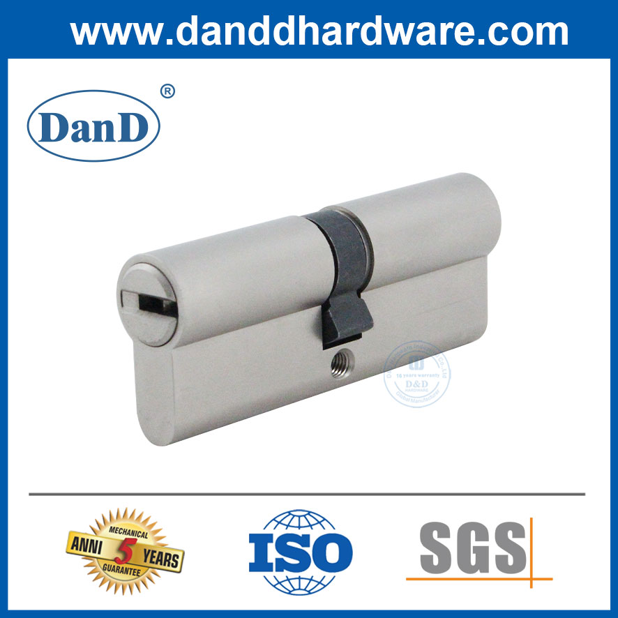 High Security Sollid Brass Double Lock Door Cylinder with Five Keys ...