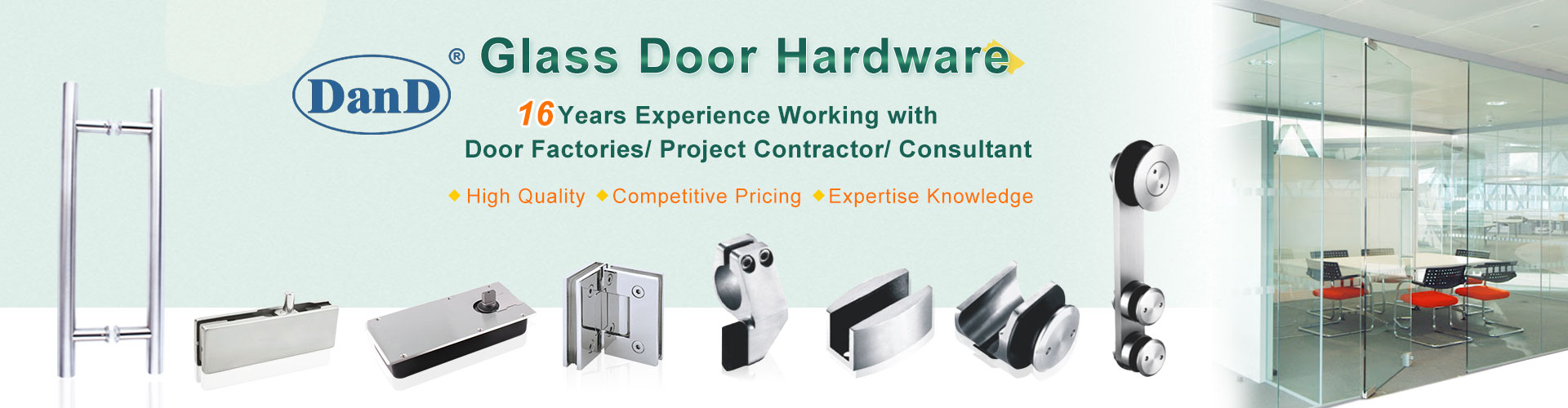 glass hardware