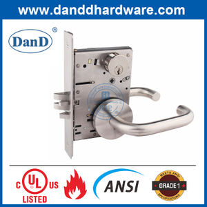ANSI Grade 1 SUS304 Double Open Mortice Lock for Apartment-DDAL09