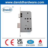 EN12209 CE Europrofile Door Handle Lock Security Bathroom Door Locks-DDML012R-6078