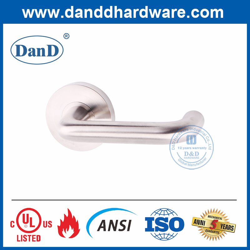 Stainless Steel 304 Heavy Duty Solid Lever Handle-DDAH001