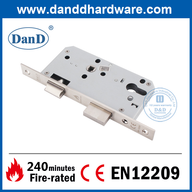 CE EN12209 SUS304 Euro Fire Rated Mortise Sash Door Lock-DDML009 