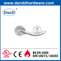 Grade 304 Best Wave Door Handle with Round Rose-DDSH006