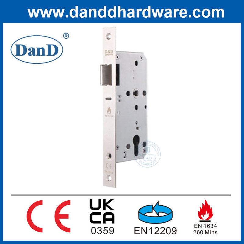 EN12209 CE Fire Rated Night Latch Lock Set Commercial Mortise Lock-DDML014-5572
