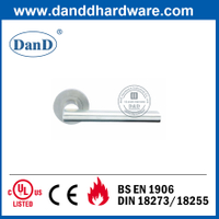Grade 304 Solid Lever Style Door Handle for Entrance Door-DDSH023