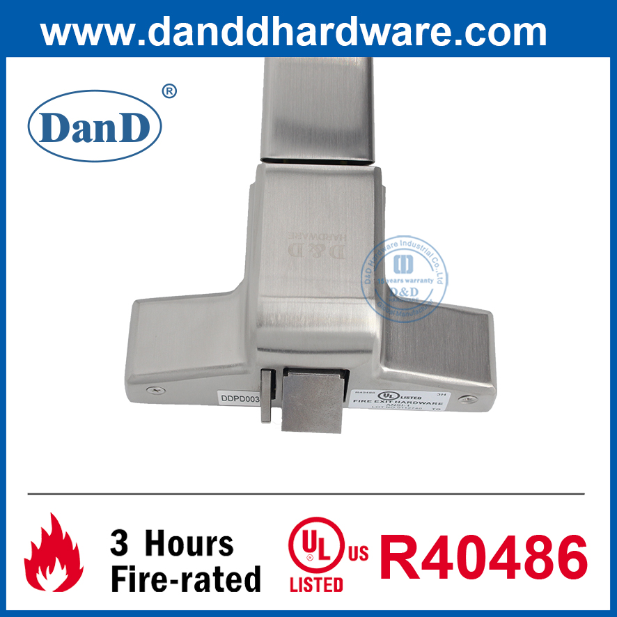 UL 10C Fire Rated 3 Hours Emergency Exit Door Stainless Steel Panic