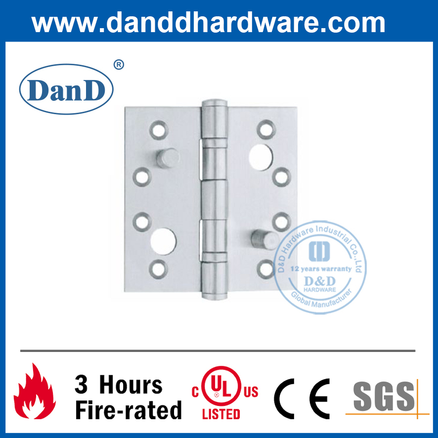 What is the difference between interior and exterior door hinges