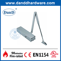 High Quality Aluminium Alloy 180 Degree Overhead Front Door Closer-DDDC012